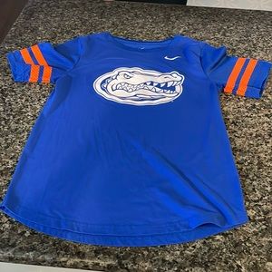 Cute gators shirt with jersey sleeves